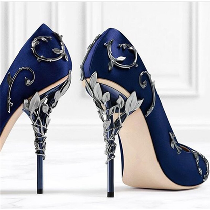 Funki Findz | Shoes | Women's Elegant Silk Formal Prom Stilettos