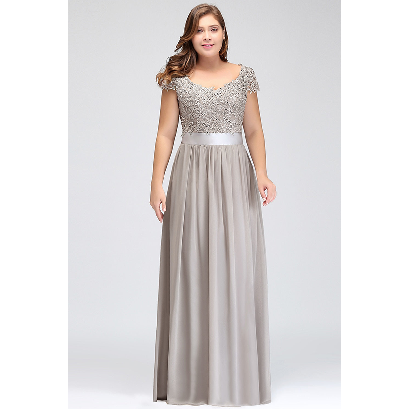 Funki Findz | Dresses | Women's Long Chiffon Satin Lace Dress