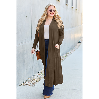 Funki Findz | Jackets | Women's Open Front Long Sleeve Coat