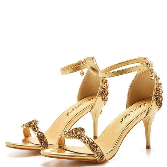 Funki Findz | Shoes | Women's Sweet Low Heel Beaded Sandals
