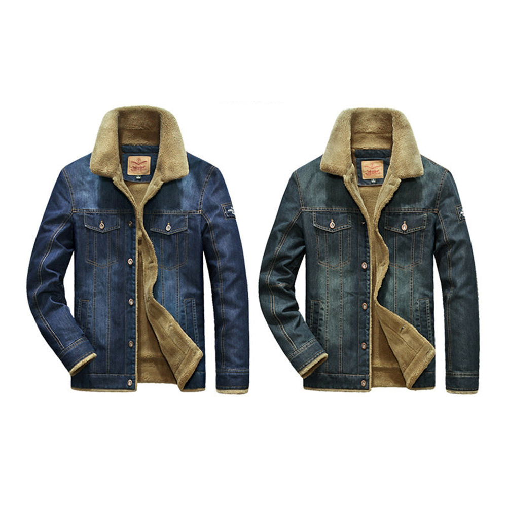 Funki Findz | Jackets | Men's Fleece Denim Trucker Jackets