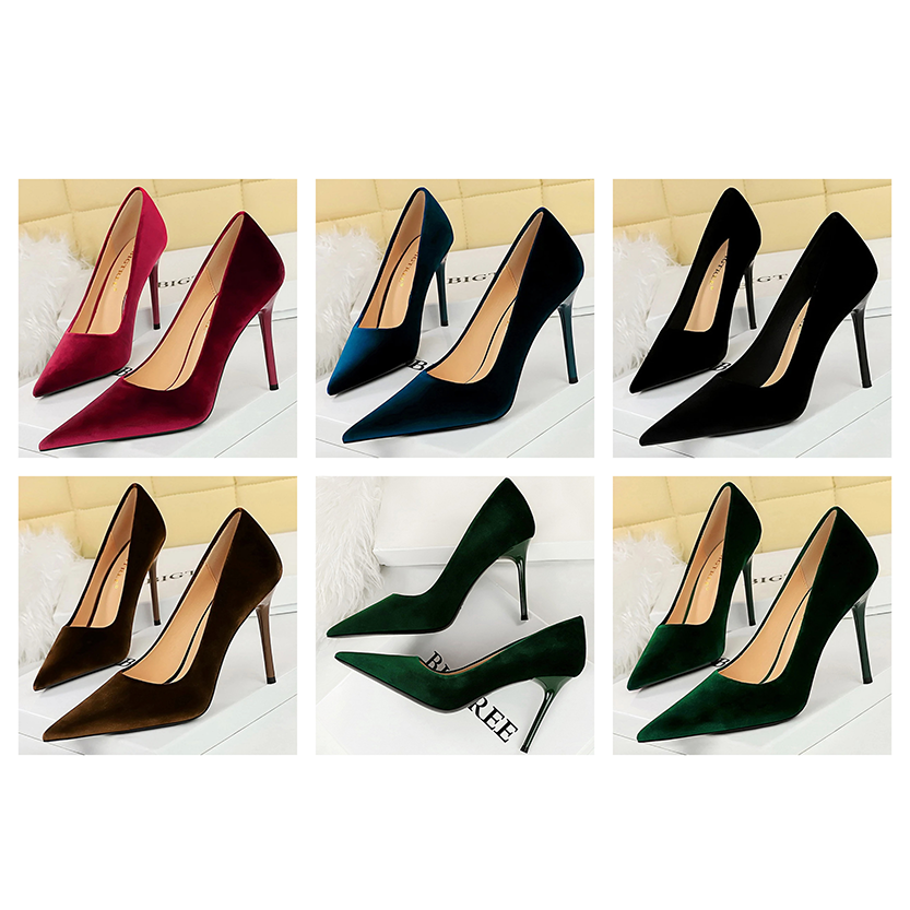 Funki Findz | Shoes | Women's Suede Fashion High Heel Stiletto