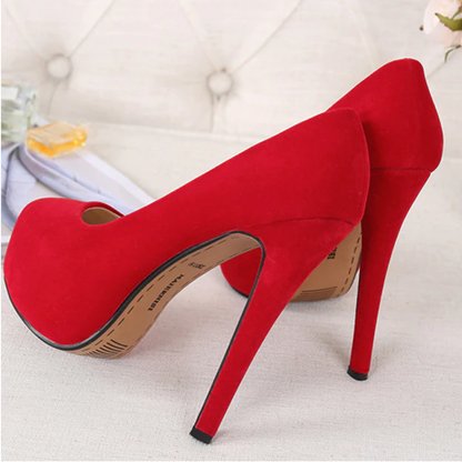 Funki Findz | Shoes | Women's Super High Heel Suede Stilettos