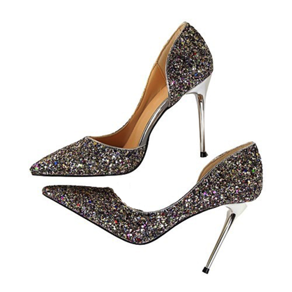 Funki Findz | Shoes | Women's Elegant Glitter Wedding Shoes