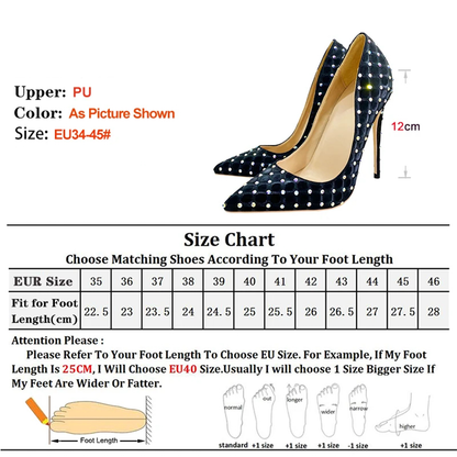 Funki Findz | Shoes | Women's Beaded Crystal Luxury Stilettos