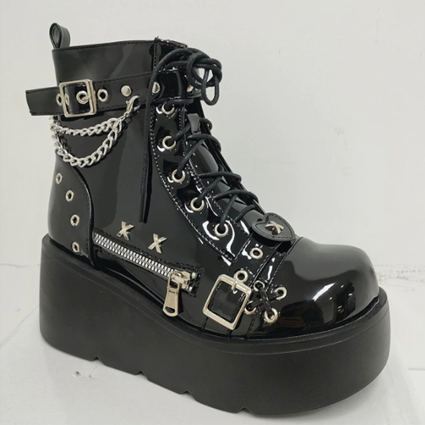 Funki Findz | Boots | Women's New Gothic Style Platform Boots