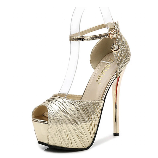 Funki Findz | Shoes | Women's Super High Bling Party Platforms