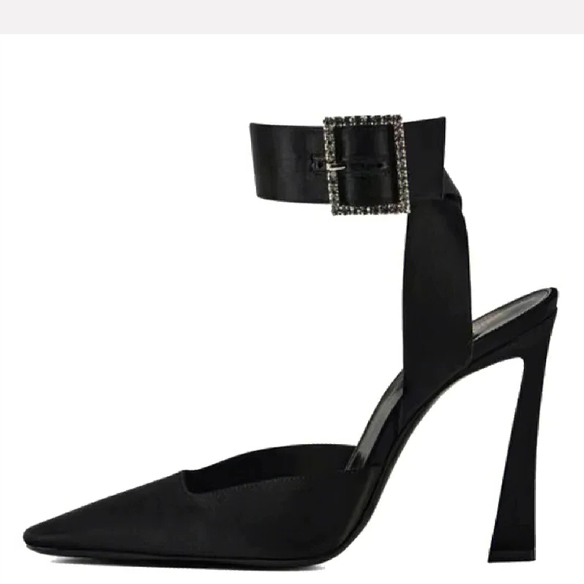 Funki Findz | Shoes | Women's Pointed Toe Buckle Strap Stilettos