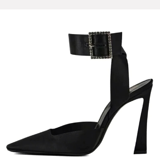 Funki Findz | Shoes | Women's Pointed Toe Buckle Strap Stilettos