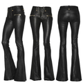 Funki Findz | Pants | Women's Elegant Chic Faux Leather Pants