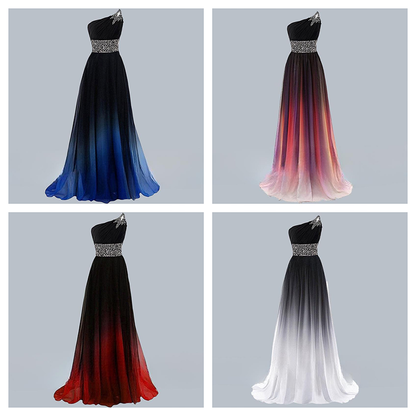 Funki Findz | Dresses | Women's Long Chiffon Evening Dress