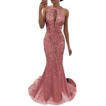 Funki Findz | Dresses | Women's Sequin Mermaid Evening Gown