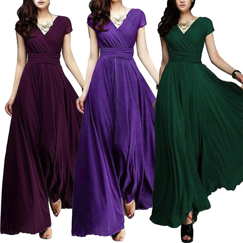 Funki Findz | Dresses | Women's High Waist Maxi Evening Dress