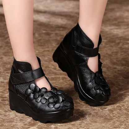 Funki Findz | Boots | Women's Gothic Designer Floral Ankle Boot