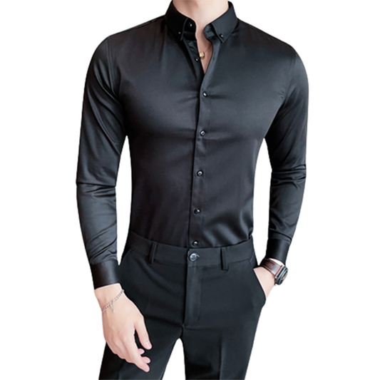 Funki Findz | Shirts | Men's Slim Fit British Style Dress Shirt 7XL