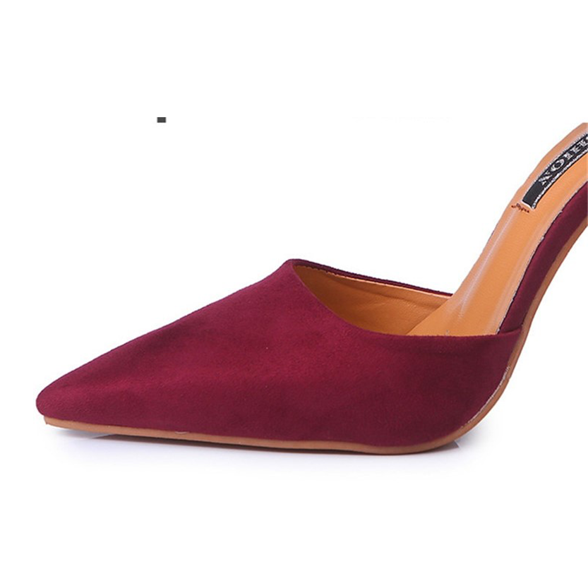 Funki Findz | Shoes | Women's High Block Heel Flock Party Shoe