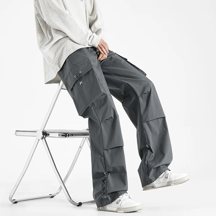 Funki Findz | Pants | Men's Casual Cargo Pants Long Loose Fit