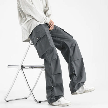 Funki Findz | Pants | Men's Casual Cargo Pants Long Loose Fit