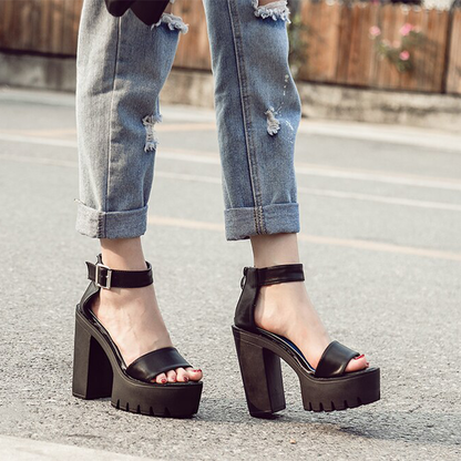 Funki Findz | Shoes | Women's Sexy High Chunky Heel Platforms