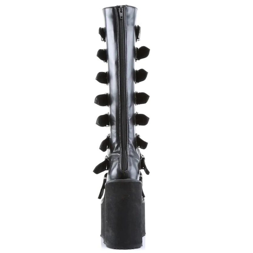 Funki Findz | Boots | Women's High Platform Wedge Buckle Boot