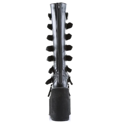 Funki Findz | Boots | Women's High Platform Wedge Buckle Boot
