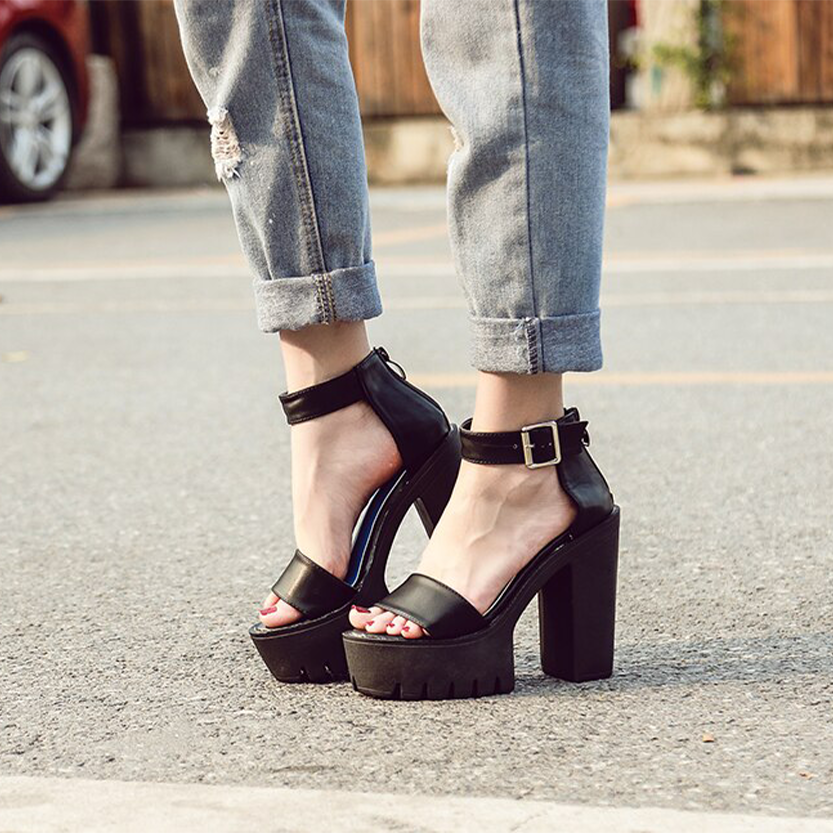 Funki Findz | Shoes | Women's Sexy High Chunky Heel Platforms