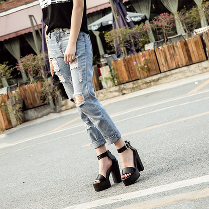 Funki Findz | Shoes | Women's Sexy High Chunky Heel Platforms