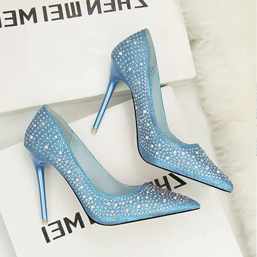 Funki Findz | Shoes | Women's Rhinestone Sparkly Prom Shoes