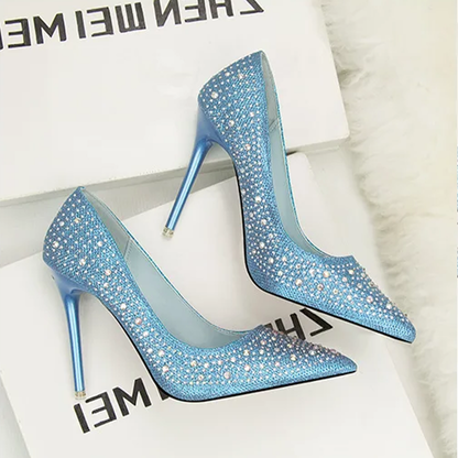 Funki Findz | Shoes | Women's Rhinestone Sparkly Prom Shoes