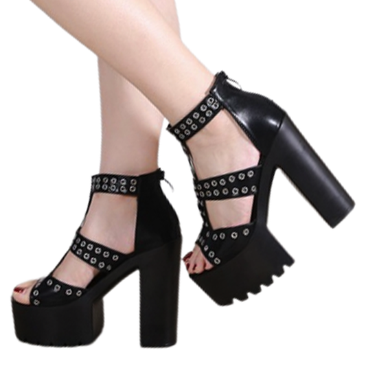 Funki Findz | Shoes | Women's Gothic Summer Platform Sandals
