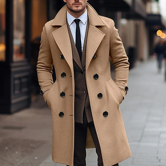 Funki Findz | Jackets | Men's Large Button Business Overcoat