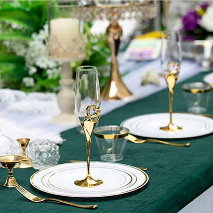 Funki Findz | Glasses | Wedding Champagne Flutes | Gold Heart