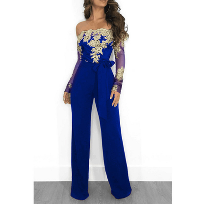 Funki Findz | Pants | Women's Elegant Lace Evening Jumpsuit