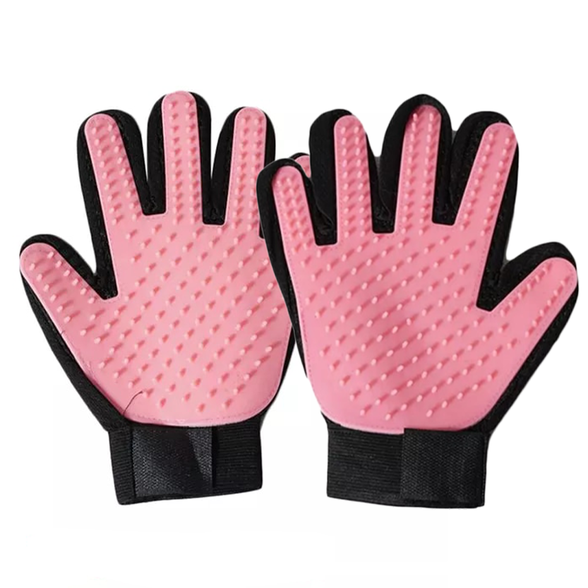 Funki Findz | Pet Grooming Gloves | De-shedding Gloves 2 Pcs