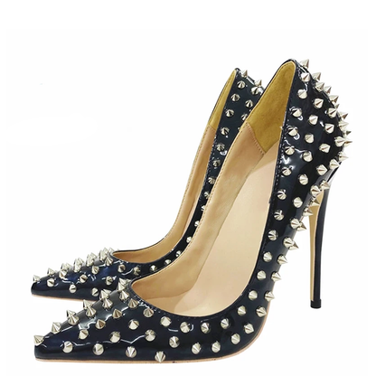 Funki Findz | Shoes | Women's Spikes Rivets Super High Stilettos