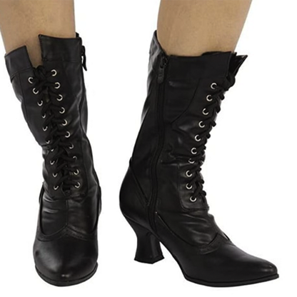 Funki Findz | Boots | Women's Victorian Style Lace Up Boots