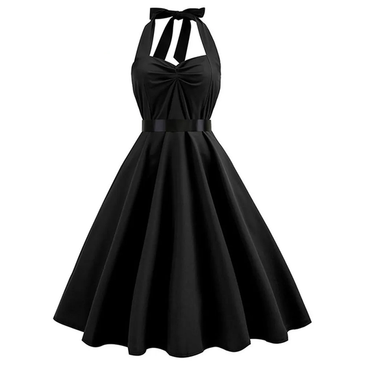 Funki Findz | Dresses | Women's Rockabilly Swing Halter Dress
