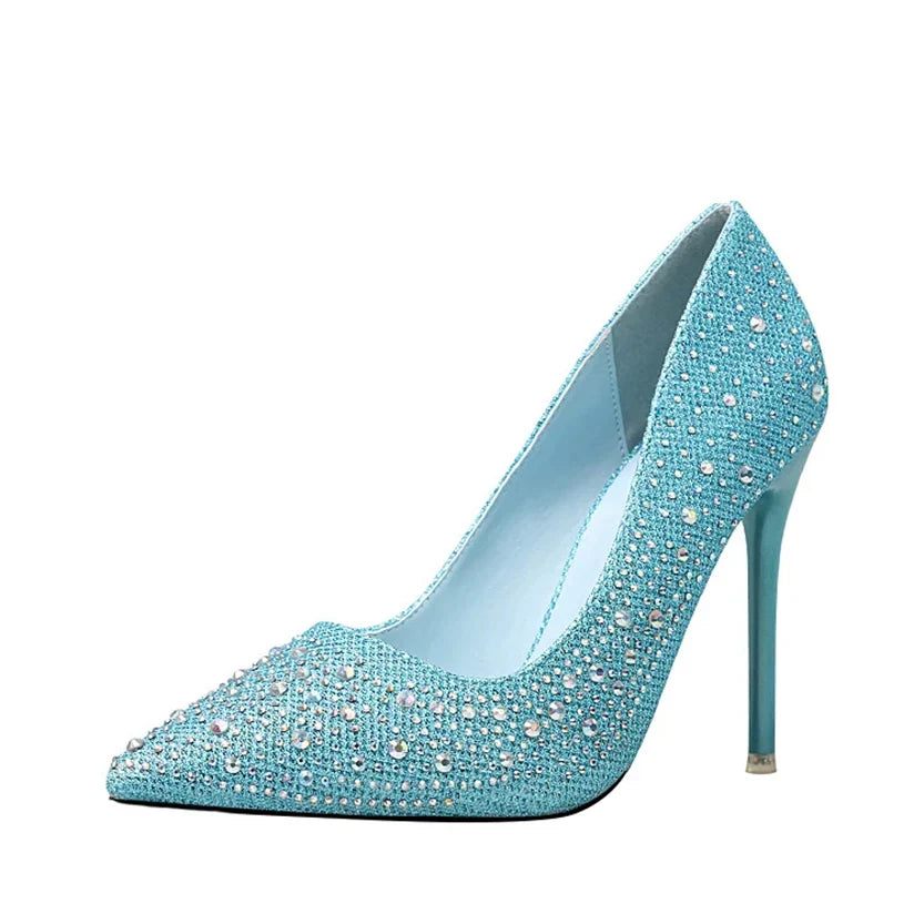Funki Findz | Shoes | Women's Rhinestone Sparkly Prom Shoes