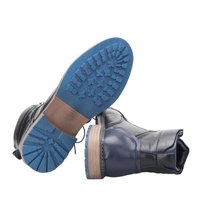 Funki Findz | Boots | Men's Faux Leather Retro Ankle Dress Boot