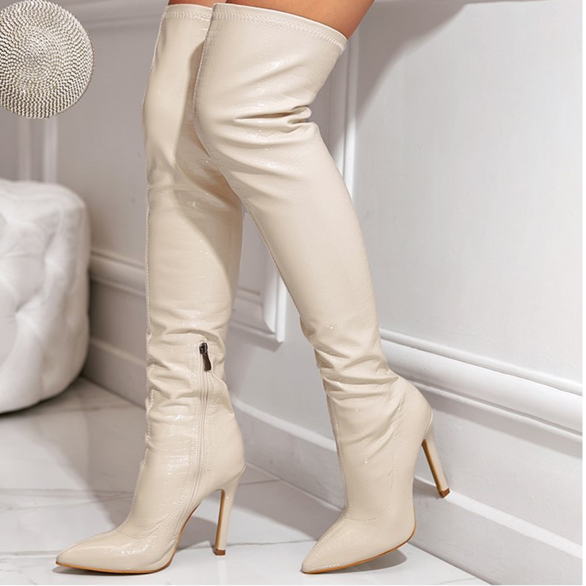 Funki Findz | Boots | Women's Over-the-Knee High Stiletto Boots