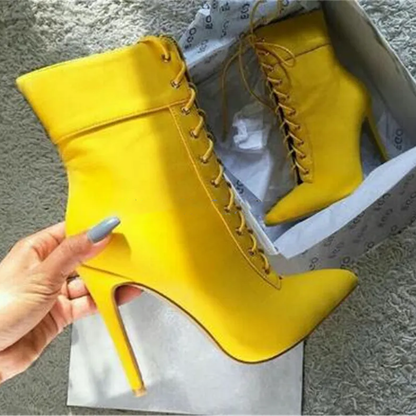 Funki Findz | Boots | Women's Pointed Toe Stiletto Short Boots