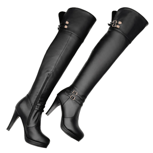 Funki Findz | Boots | Women's Thigh High Platform Stiletto Boots