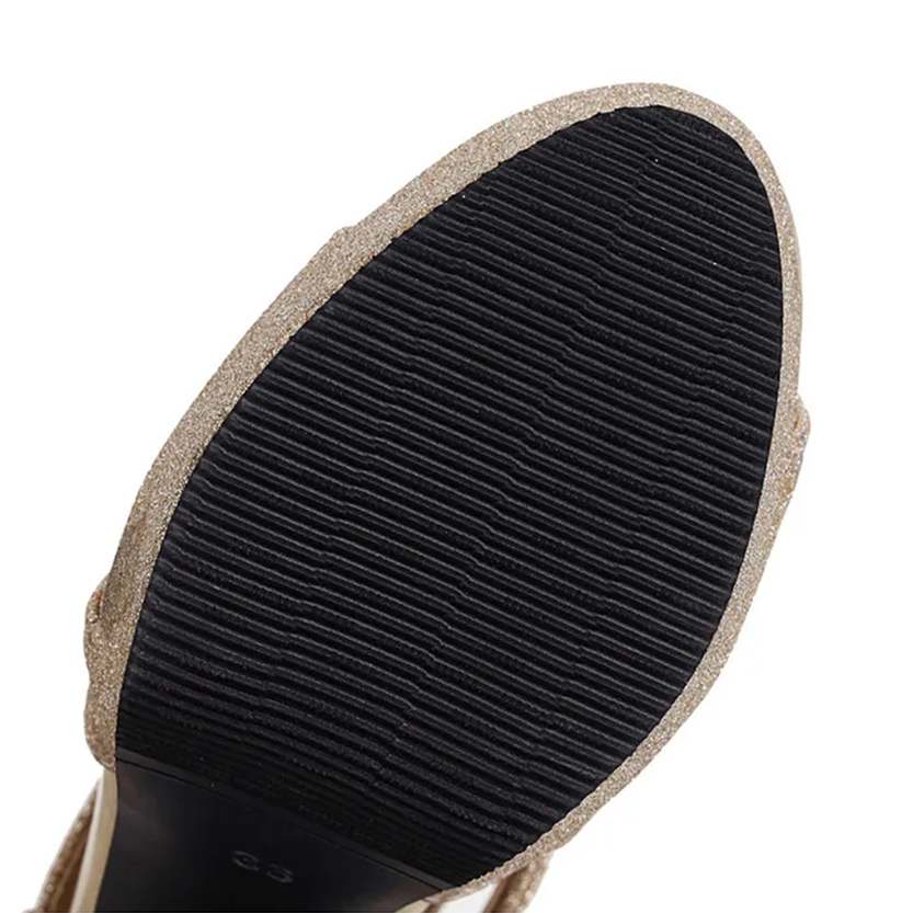 Funki Findz | Shoes | Women's Glitter Gladiator Platform Sandals