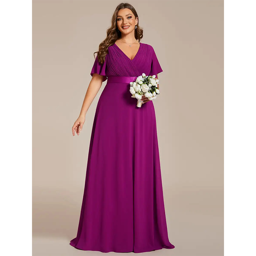 Funki Findz | Dresses | Women's Plus Size Long Evening Dress