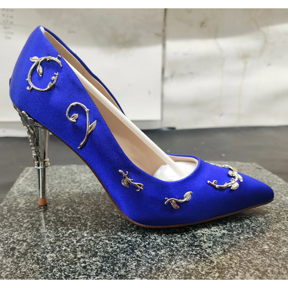Funki Findz | Shoes | Women's Elegant Silk Formal Prom Stilettos