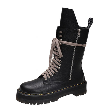Funki Findz | Boots | Women's Mid Calf Biker Style Punk Boots
