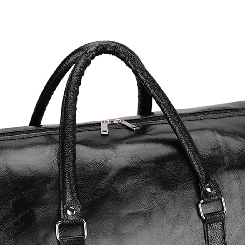 Funki Findz | Bags | Travel Bags | Faux Leather Overnight Bag