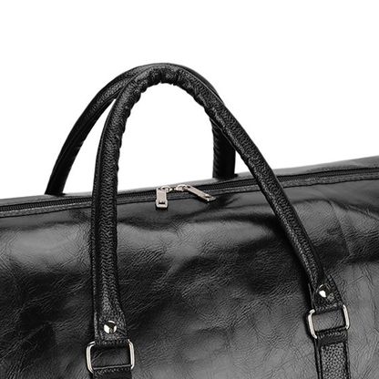 Funki Findz | Bags | Travel Bags | Faux Leather Overnight Bag