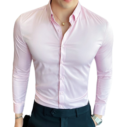 Funki Findz | Shirts | Men's Slim Fit British Style Dress Shirt 7XL