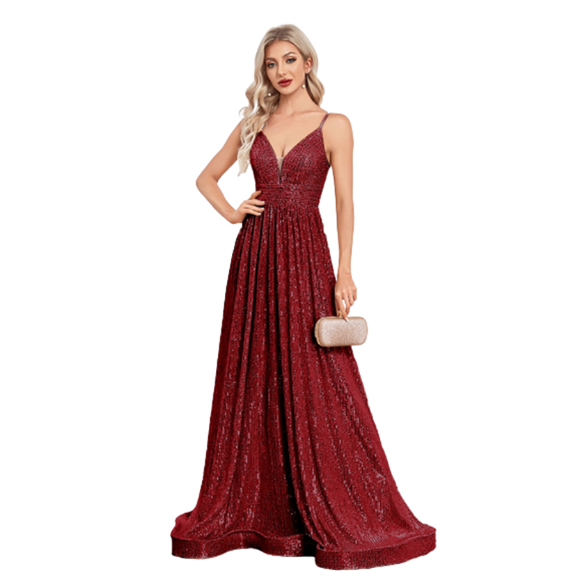 Funki Findz | Dresses | Women's Luxury Strappy Evening Dress
